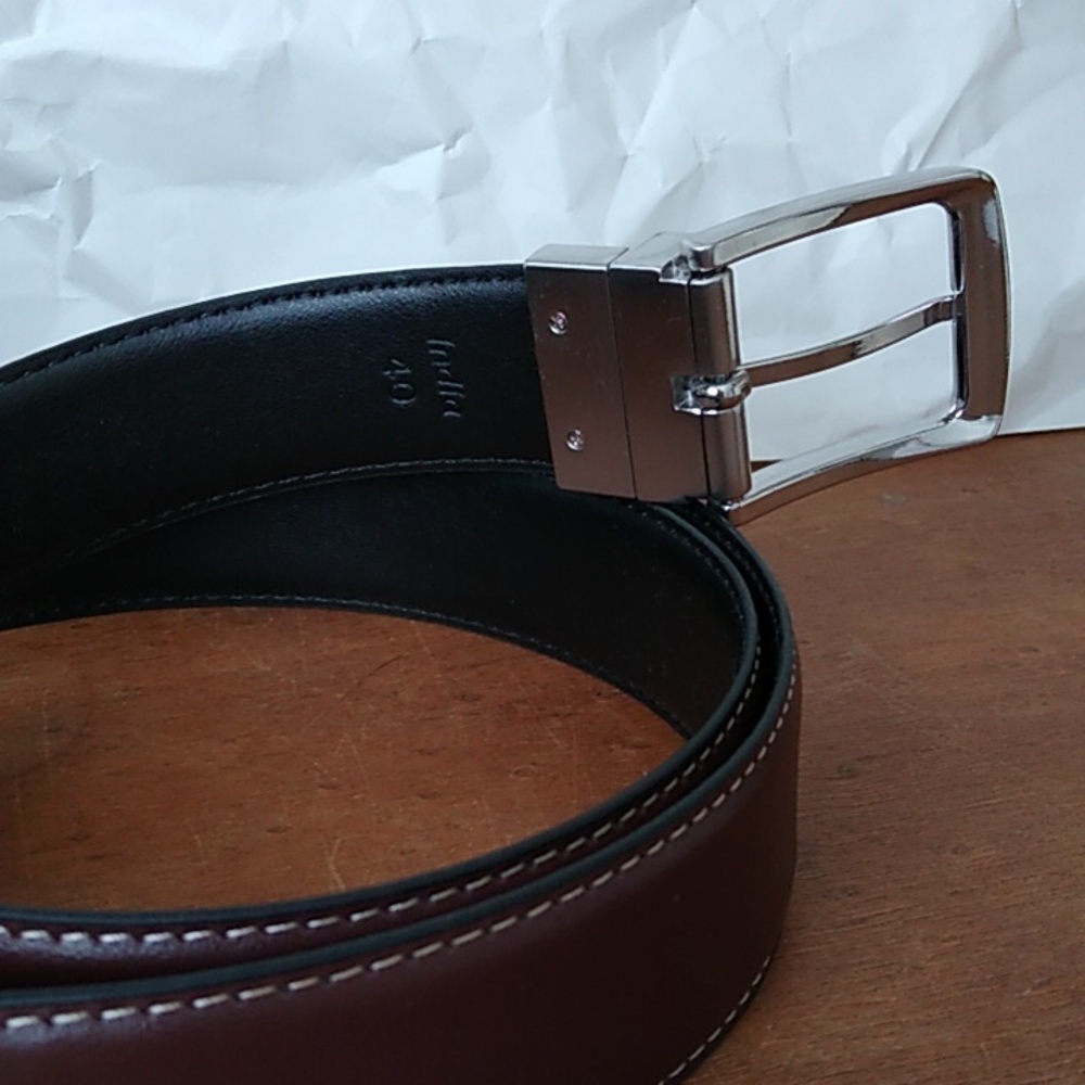 Steve Madden Brown/Black Reversible  Belt size 40 - Picture 4 of 10